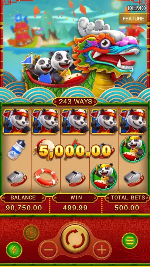 Panda Dragon Boat