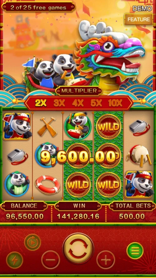 Panda Dragon Boat