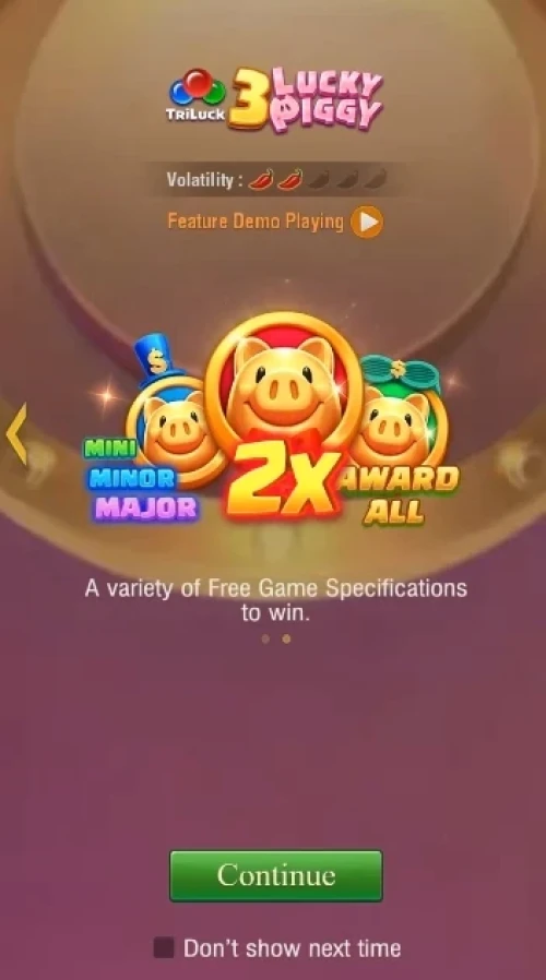 3 Lucky Piggy