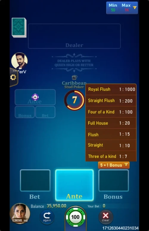 Caribbean Stud Poker