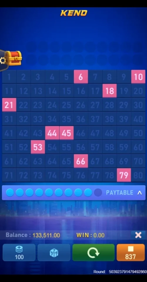 Keno Bonus Number