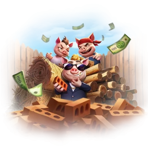 Three Crazy Piggies